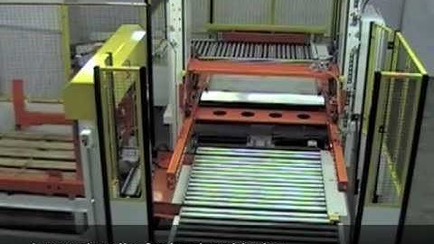 Palletizer for heavy flat products - A-B-C Model 72A