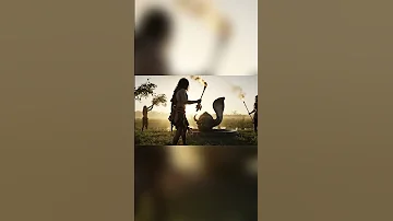 Life Million Years Ago Prehistoric Humans Drive Off A Giant Snake 