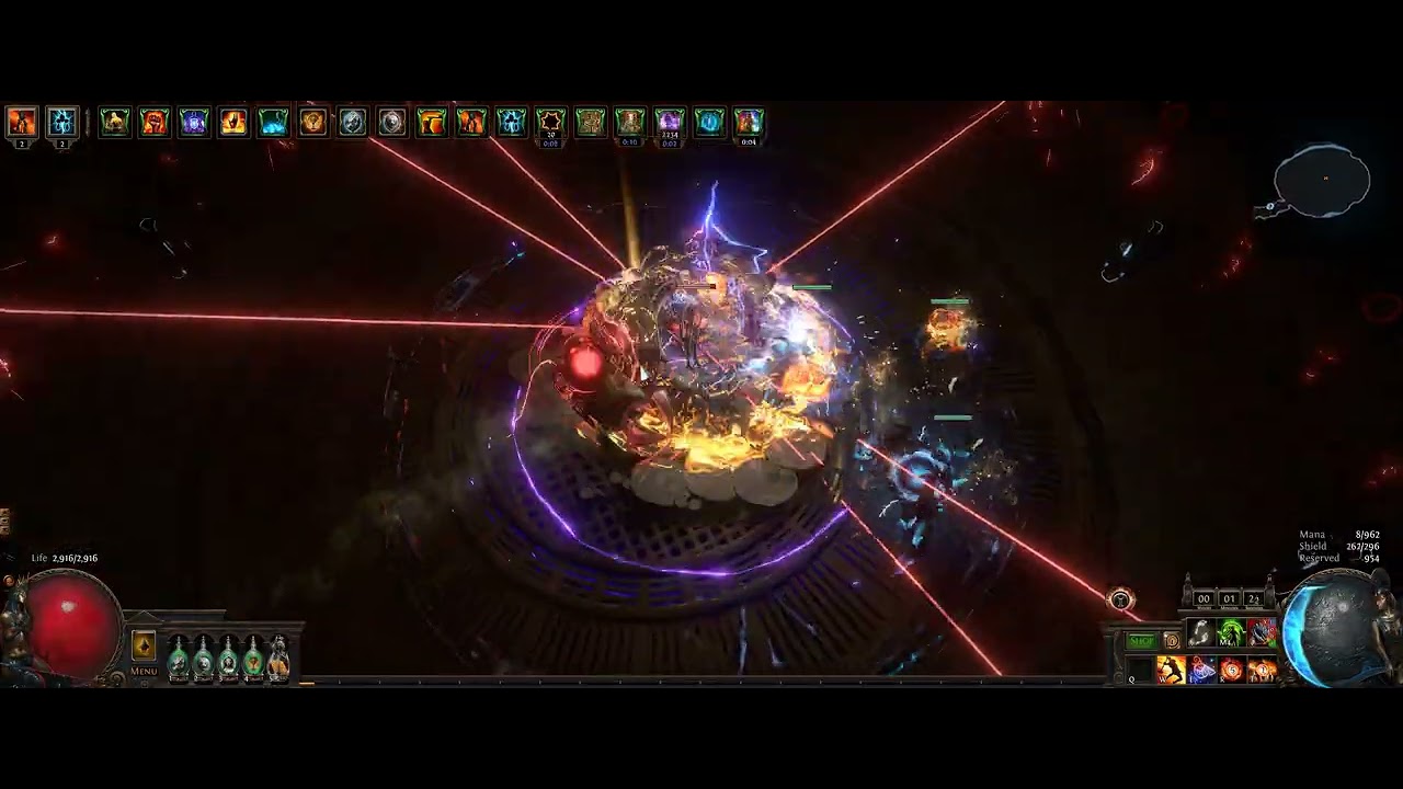 [PoE] Blackflame Slam Chaos Ignite Elementalist - Scarab Farm [3.27]