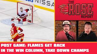 POST-GAME SHOW #8 Hurricanes @ Flames | The Rose Report After Dark | October 18th 2026