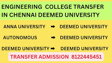 COLLEGE TRANSFER PROCESS  | ENGINEERING CREDIT TRANSFER | ENGINEERING COLLEGE TRANSFER IN CHENNAI