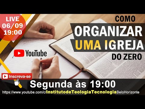 Como ORGANIZAR uma IGREJA DO ZERO - LIVE - Implantando uma nova igreja