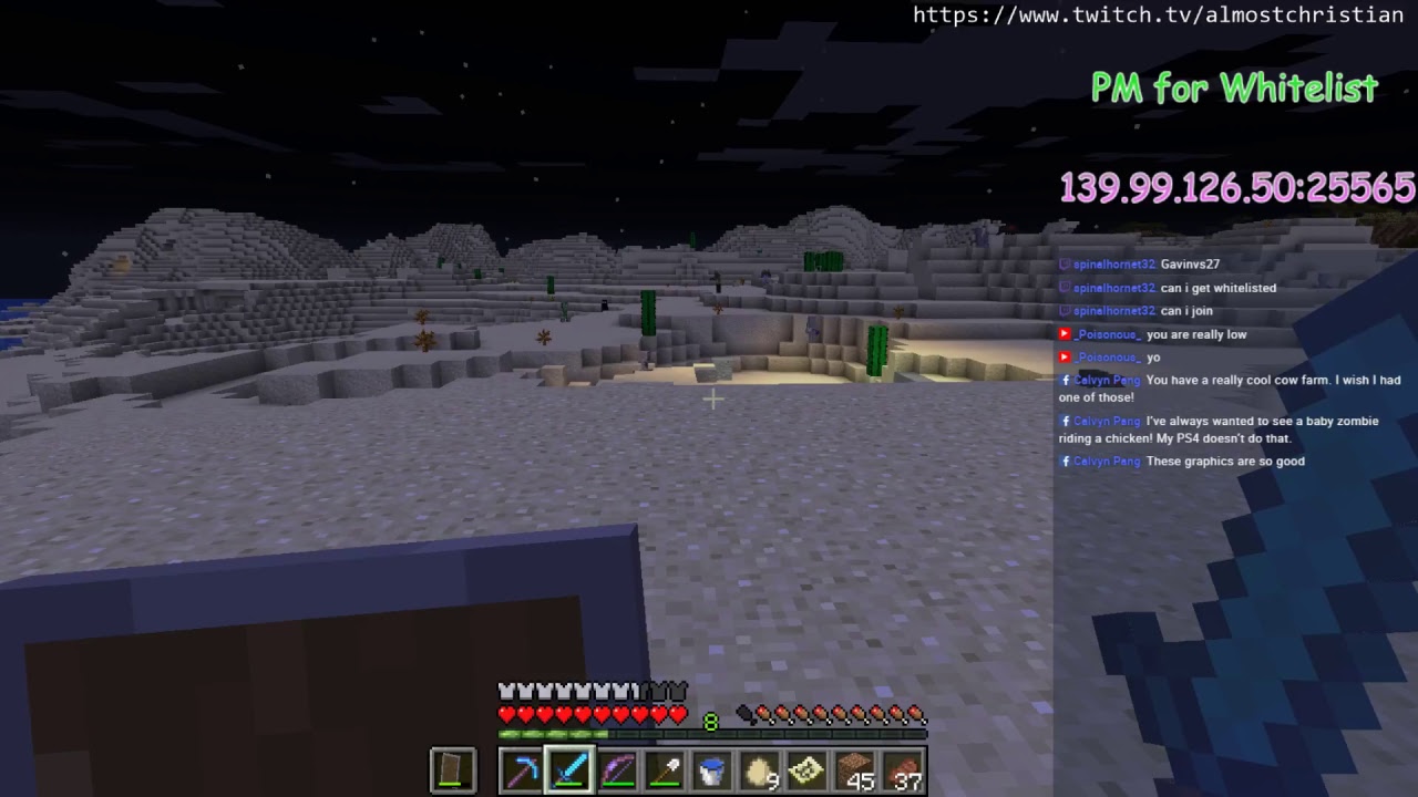 Minecraft 1.13.1 Survival Vanilla multiplayer server - Hunting Enderpeople - Quest for the Dungeon