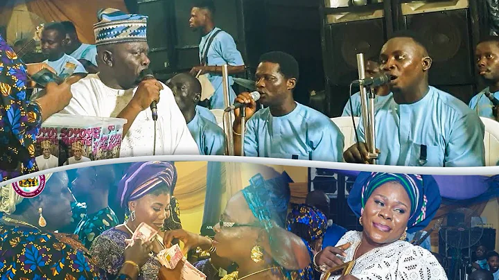 The Apala President, Flow's with his Apala Music at the  Burial Ceremony of   Late Felicia Adun .