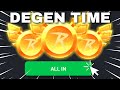 DEGEN MODE on CSGOROLL