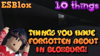 Things people have forgot about in Bloxburg!