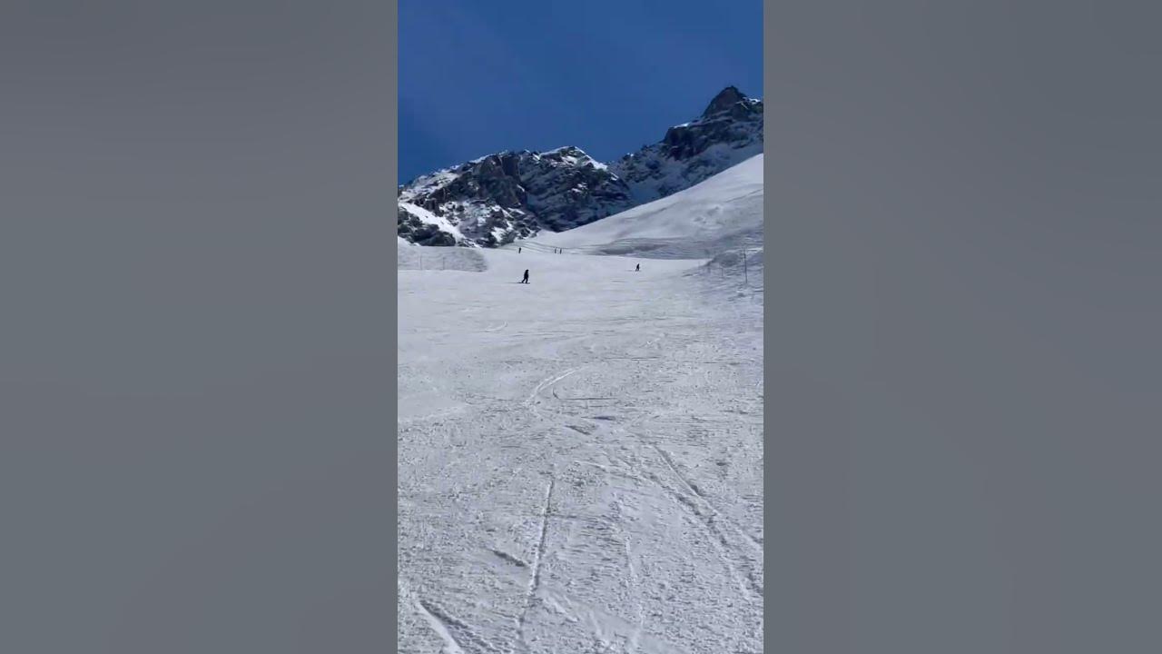 2850 meters above sea level. Ski resort Shymbulak. Kazakhstan. Almaty ...