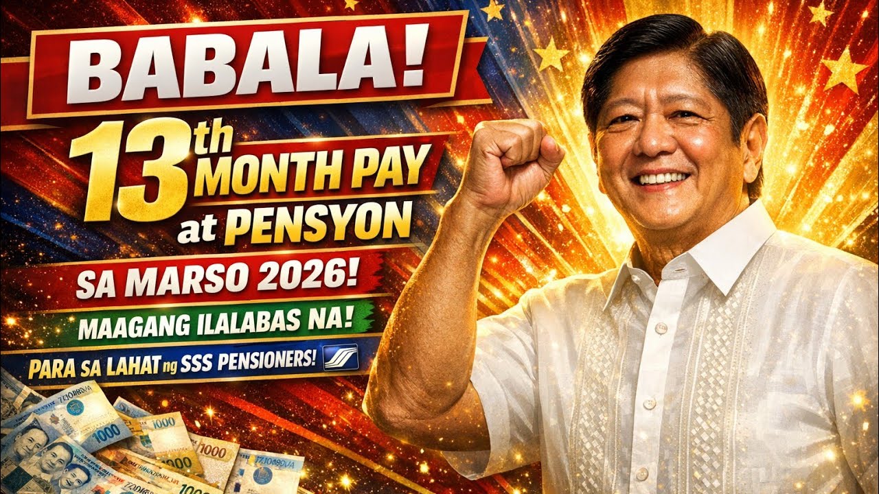 BABALA! 13th Month Pay at Pensyon sa Marso 2026 — Maagang Ilalabas para sa Lahat ng SSS Pensioners