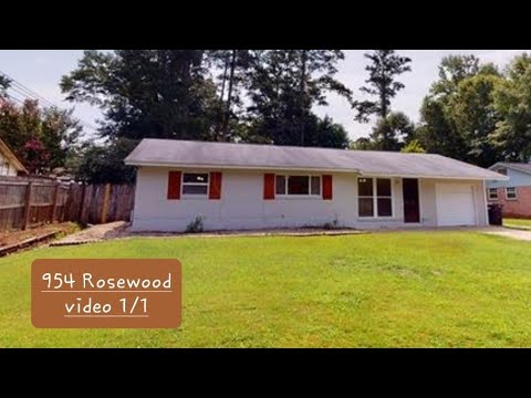 954 Rosewood, Columbus, GA home video tour