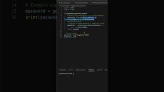 Python Tutorial: How to Build a Simple and Safe Password Generator #shorts screenshot 4