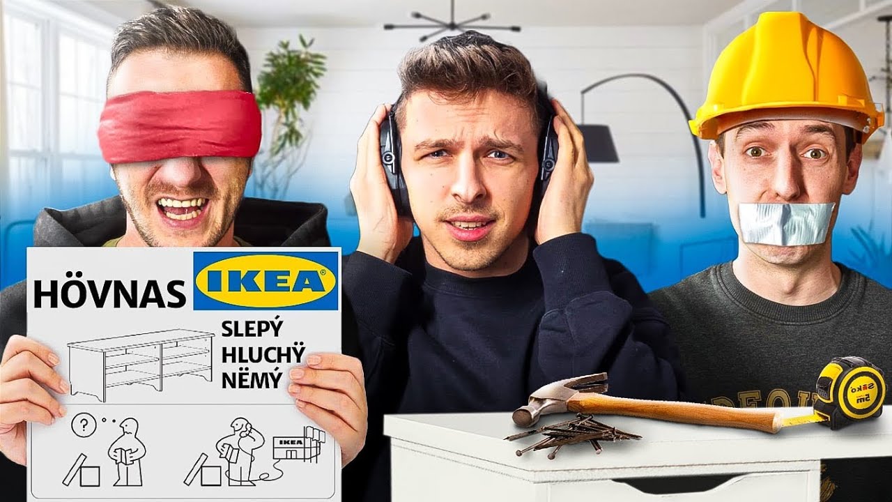 SLEPÝ, HLUCHÝ A NĚMÝ STAVÍ SKŘÍŇ! 👷‍♂️