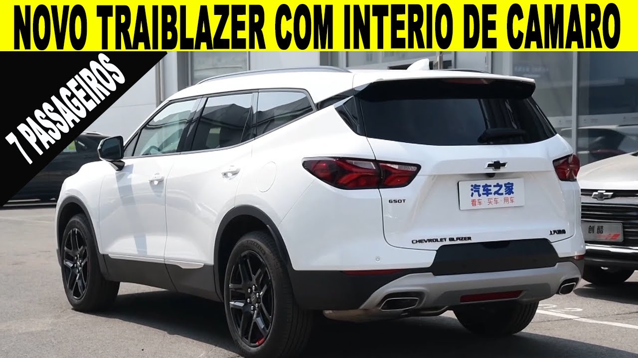 Carro de sete lugares: veja o novo Chevrolet Blazer que virá para