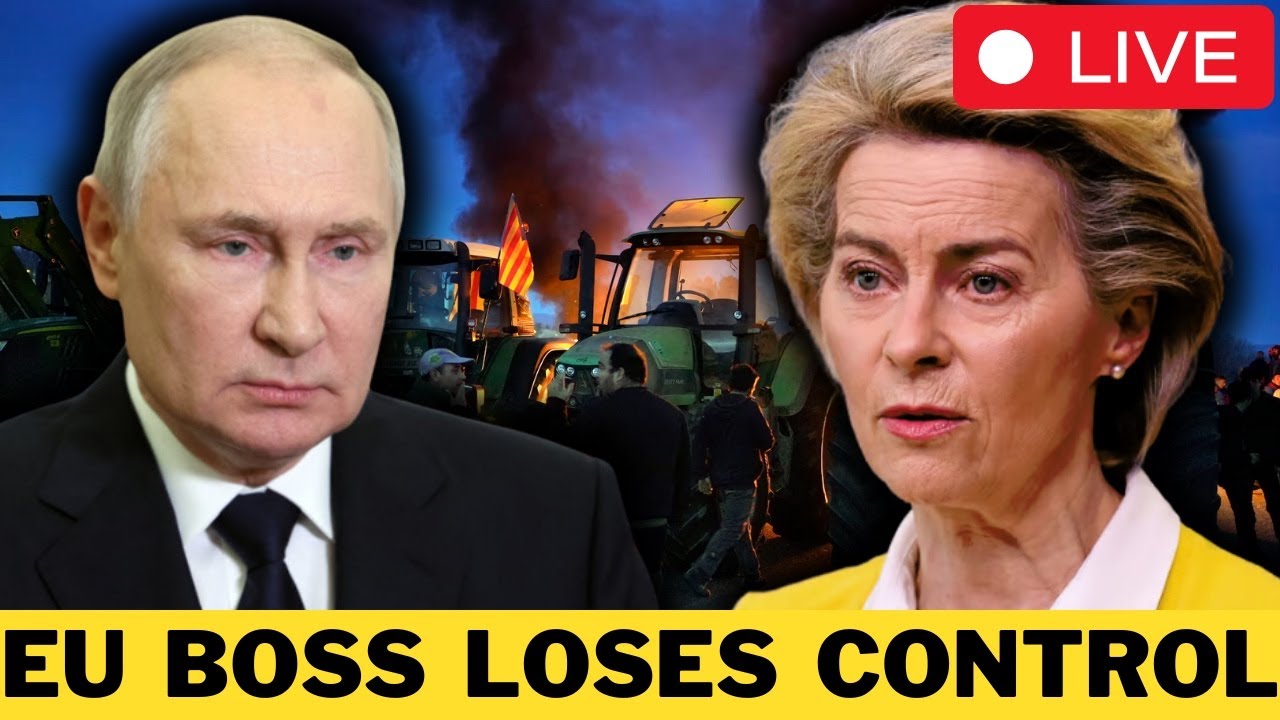 Von Der Leyen Blames Farmers Revolt On Putin
