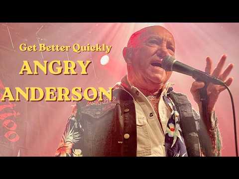 Beloved Australian Rock Icon ANGRY ANDERSON Fighting for Life