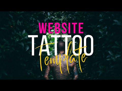 Create A Simple Tattoo Shop Website - Fast & Easy