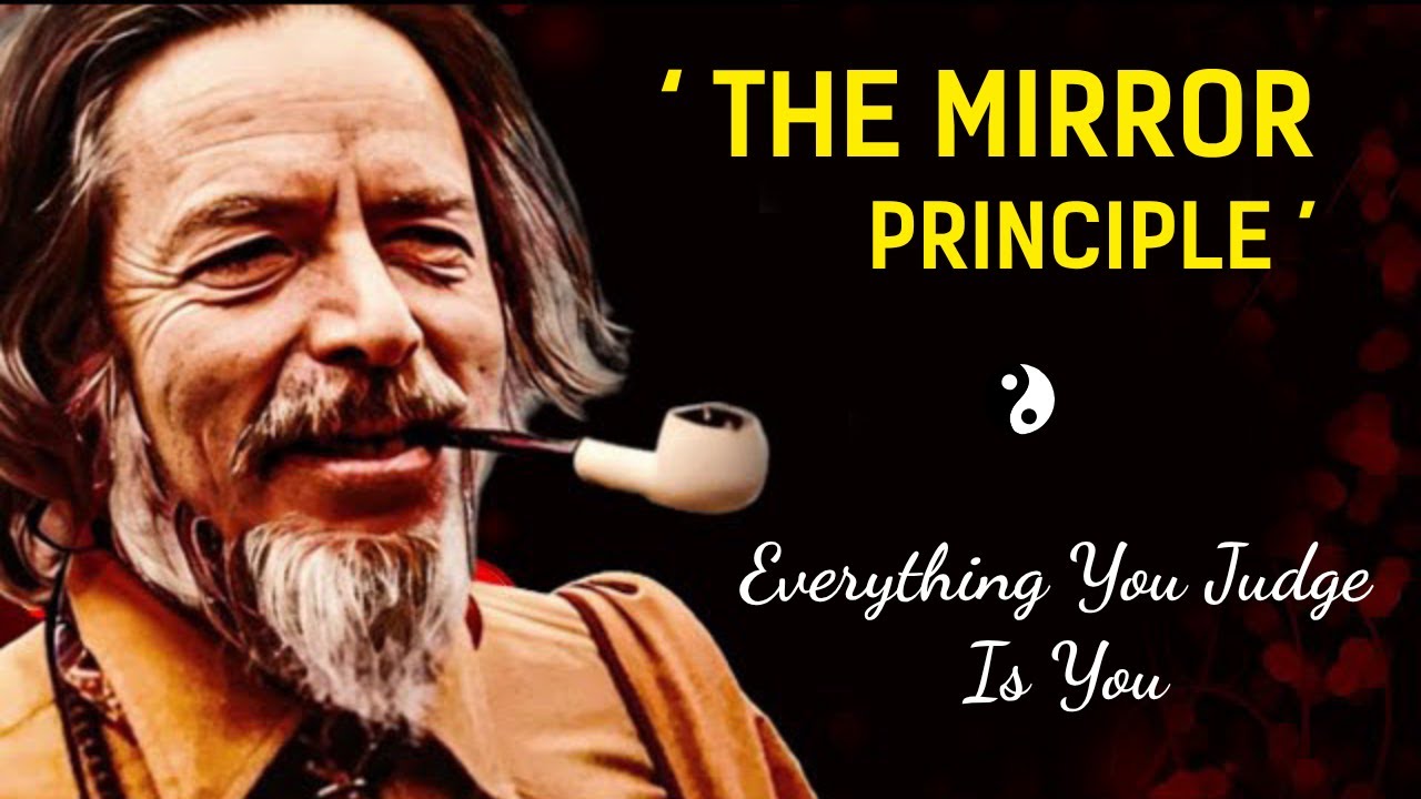 Алан Уоттс о принципе зеркала | Зеркало не улыбается первым
