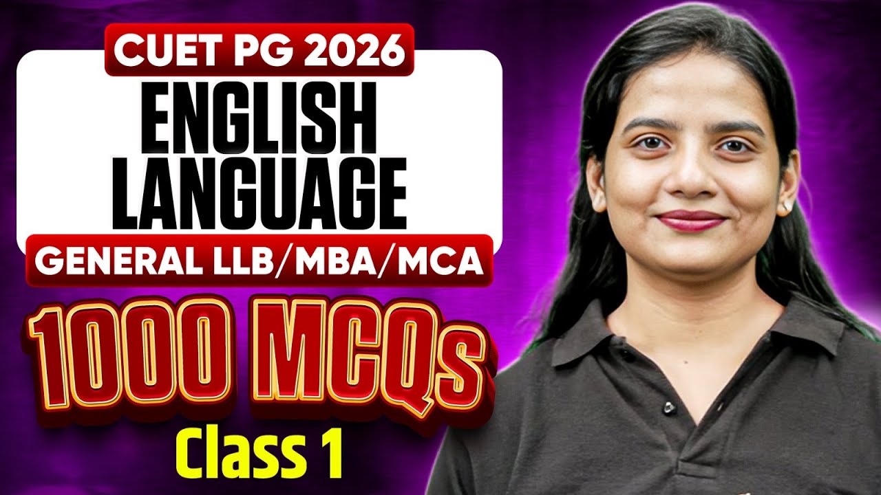 CUET PG English Language 2026 | Most Expected Questions | CUET PG ...