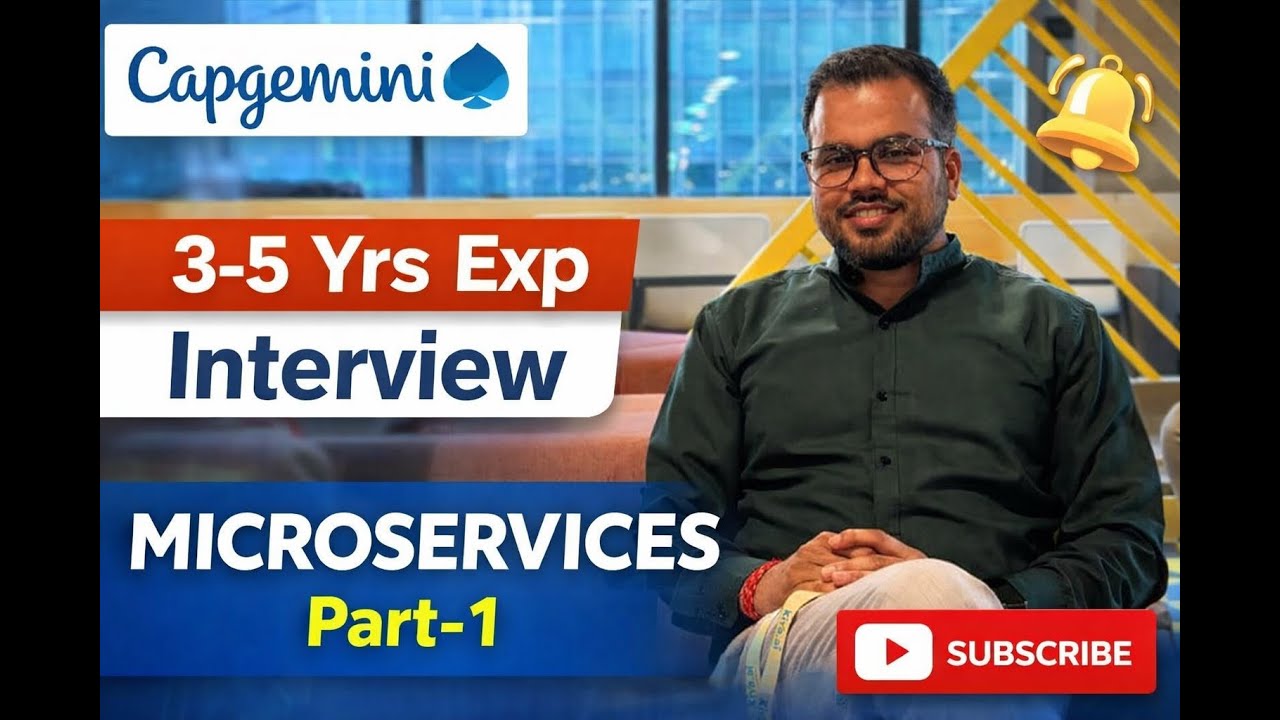Microservices Interview Questions | Capgemini | 3–5 Years Experience | Part-1