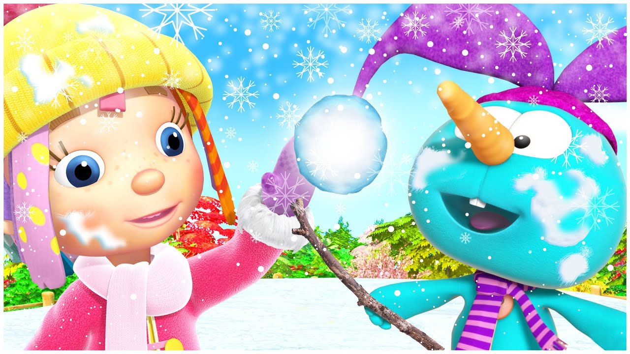 ⁣Przygody Rozi | Zabawa w śniegu | Najlepsze bajki dla dzieci | Wesołych Świąt