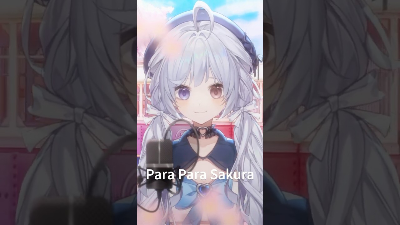 para para sakura l 郭富城 - 悠蜜Yomiii  #馬來西亞vtuber #vtuber #shorts | MYViki