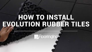 How To Install Evolution Rubber Tiles By Flooring Inc.