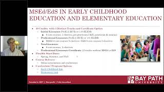 Master in Early Childhood Education & Master in Elementary Education Information Session