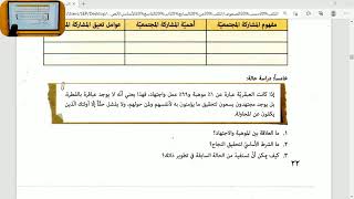 التاسع - تربية وطنية - المثابرة طريق النجاح