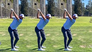 Cameron Young Golf Swing - DRIVER SEQUENCE | Full Speed + SLOW MOTION