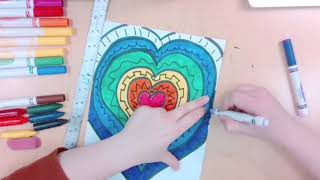 Kandinsky Line Hearts