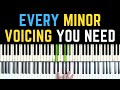 Every minor chord voicing you need for jazz piano