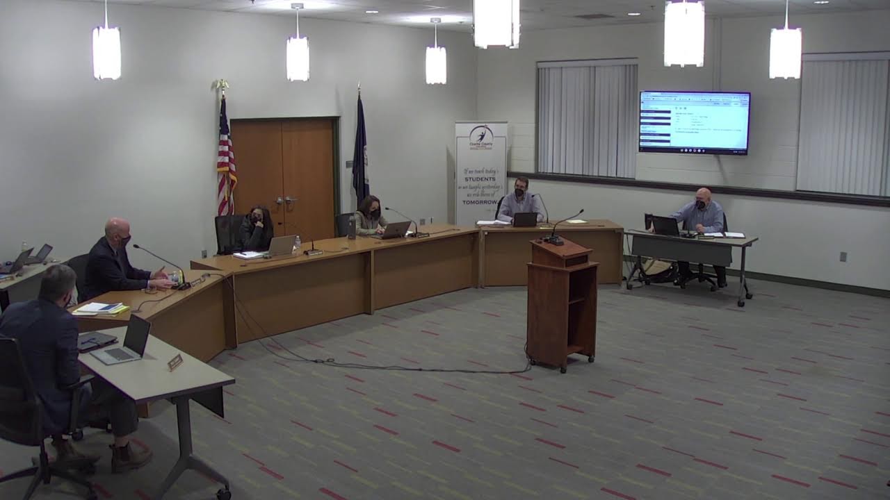 Clarke County Public Schools School Board Meeting 1/24/2022