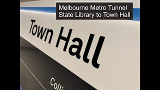 Melbourne MetroTunnel - State Library to Town Hall