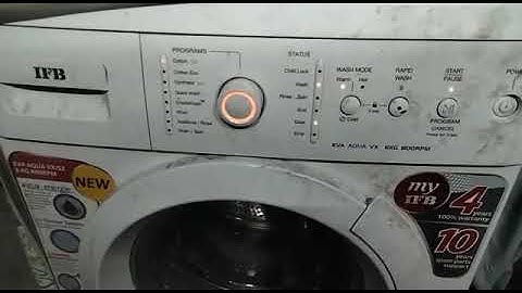 🇮🇳 IFB EVA AQUA VX 6KG 800 RPM ERROR LIGHT ONE TIME BILINKING IN 3 SEC ITS MEAN DOOR ERROR