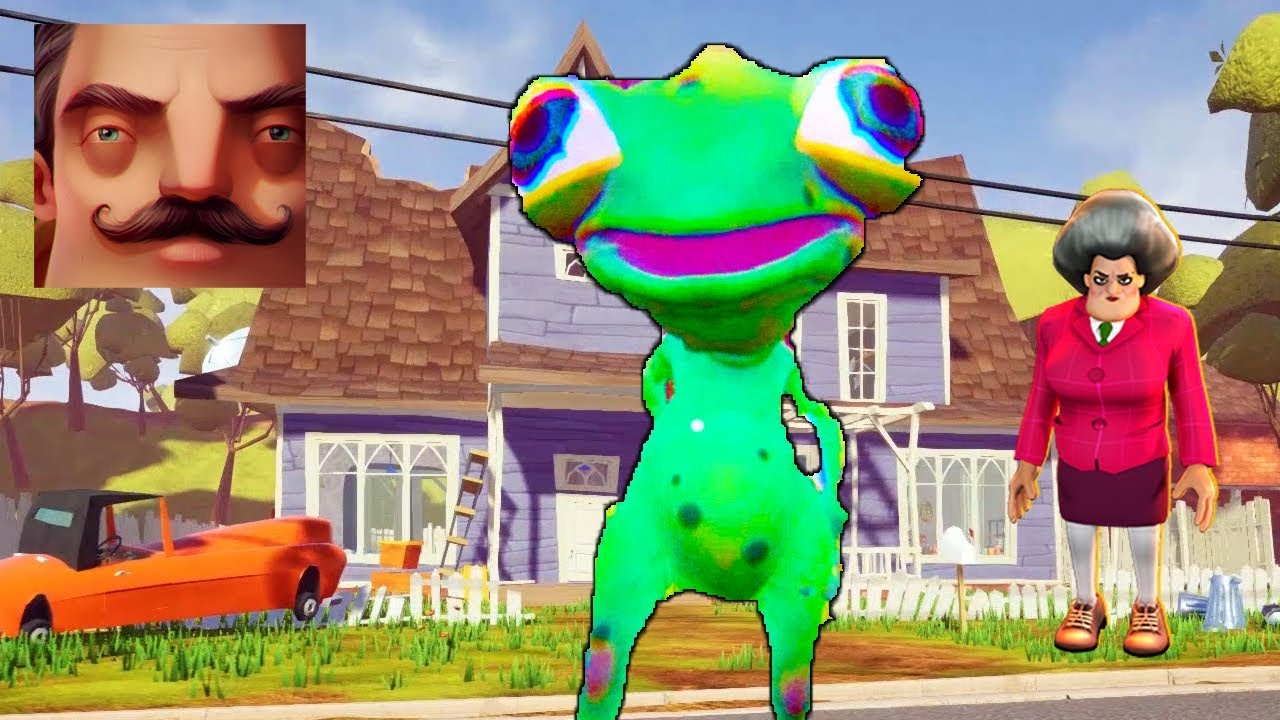 Hello Neighbor - My New Neighbor Frog Act 2 Hole Gameplay Walkthrough - YouTube