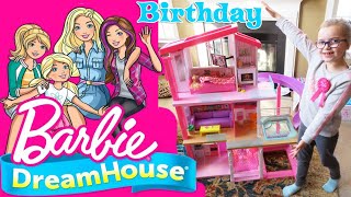 Barbie Dreamhouse Dollhouse with Pool, Slide and Elevator! | Crazy8Family