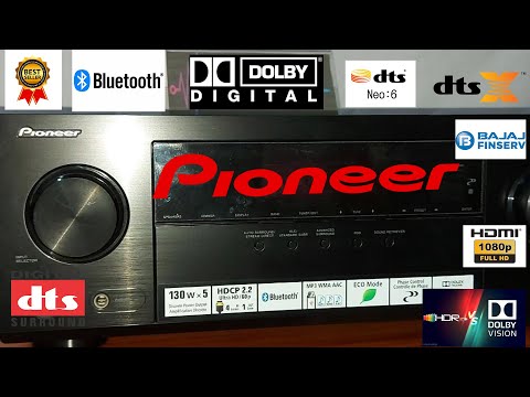 EMI வசதியுடன்Pioneer VSX-430 Bluetooth 5.1 AV Receiver For Home Cinema