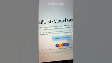TRELLIS 3D Magic: Image to Model in Seconds! 🖼️ #shorts