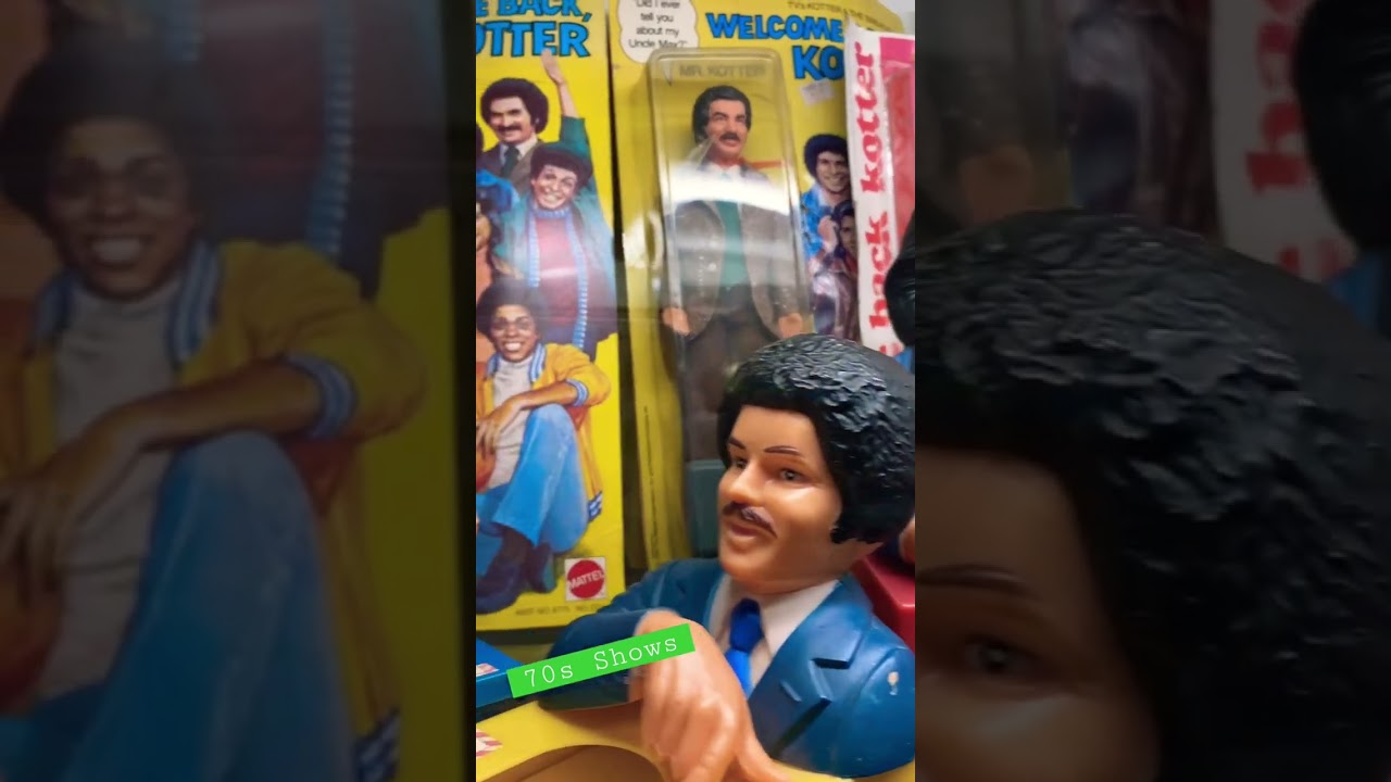 Collectible toys from the 70s   Mork & Mindy￼ 💚Welcome Back Kotter 💚 The Fonz 👍