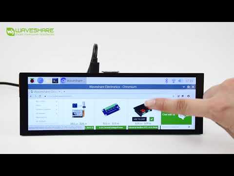 7.9inch HDMI LCD Capacitive Touch Screen 400*1280 with Toughened Glass Cover