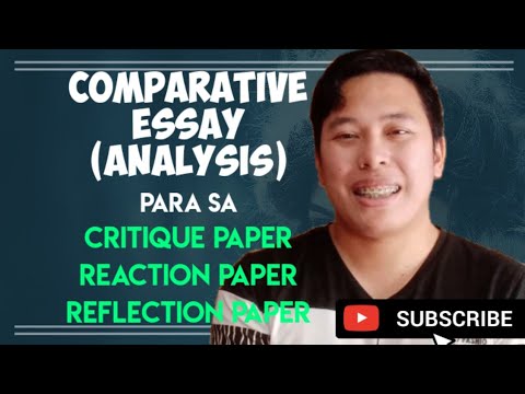 PAANO SUMULAT COMPARATIVE ANALYSIS (ESSAY)?! Step by step guide
