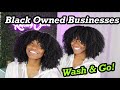 I tried a Wash and Go using only Black Owned Hair Products.... IT WASN'T EASY UNFORTUNATELY 😔