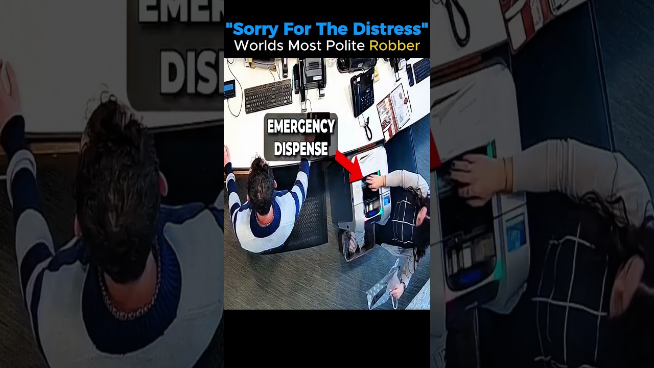 Santa robber loses all the stolen bank cash 😭#shorts #PoliceBodycam #BodycamFootage#TrueCrime