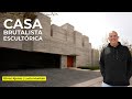 Casa de concreto con hermosas grietas de luz  obras ajenas  lucio muniain et al