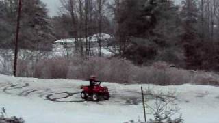Andy plows the street!