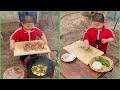 Rural life little chef cooking food 조리 クック for Grandparent