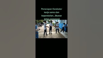 Penerapan Karakter Kerja sama, keperdulian, dan tanggung jawab di SMPN 1 Warunggunung...
