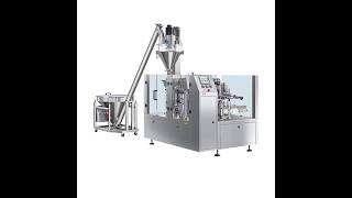 8 Station Bag Giveing Type Automatic Powder Packaging Machine