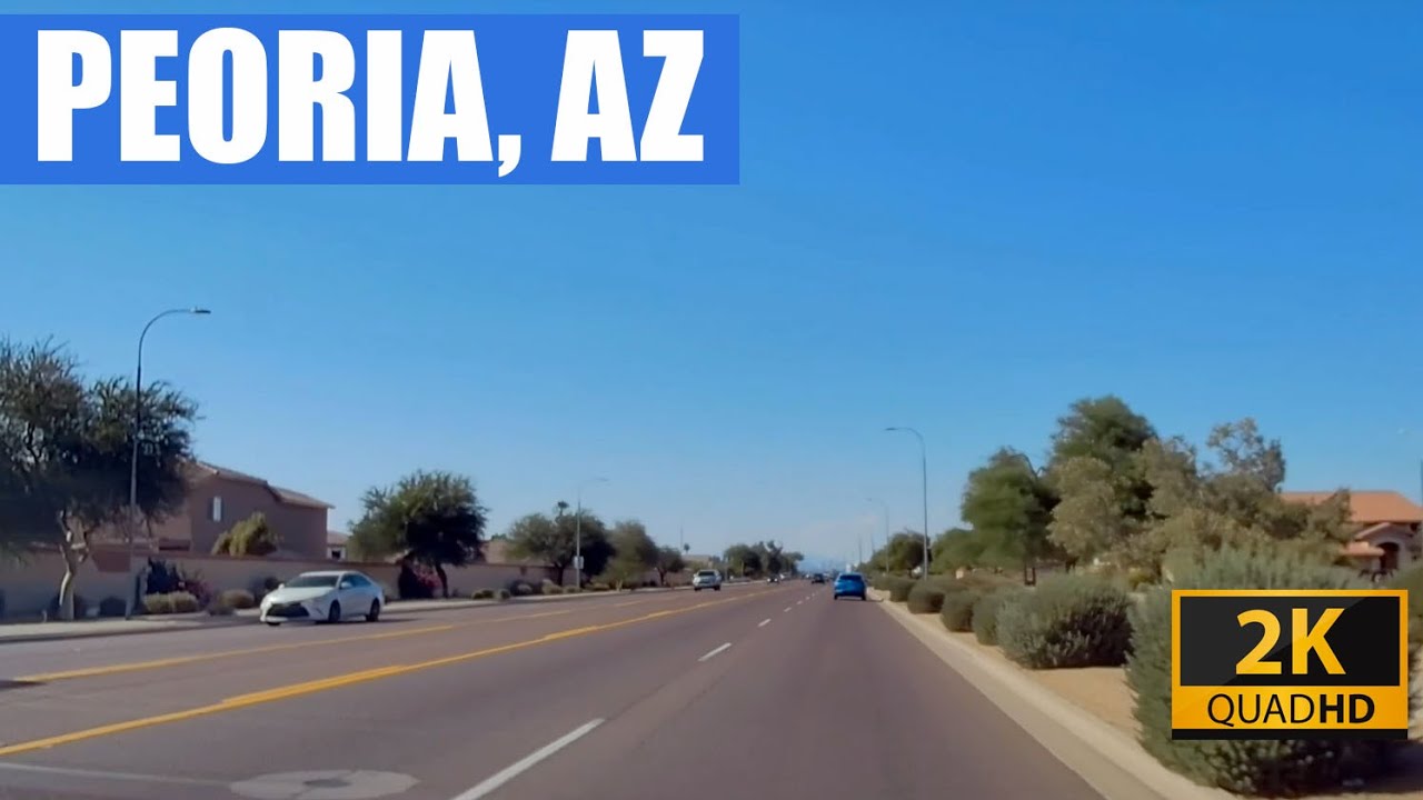 Driving Phoenix: Peoria drive around (2K HD)