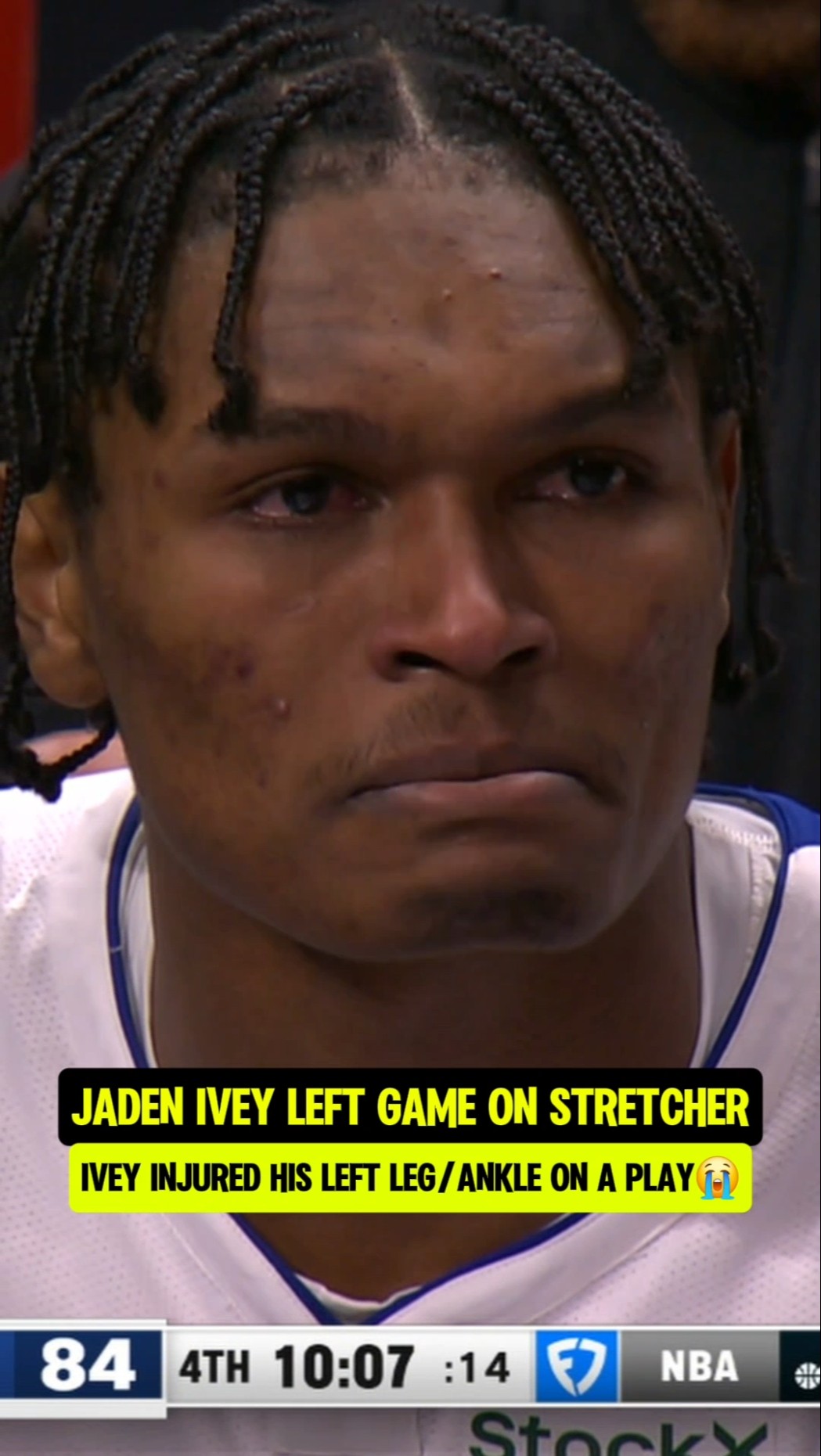 Hopefully Jaden Ivey is ok?