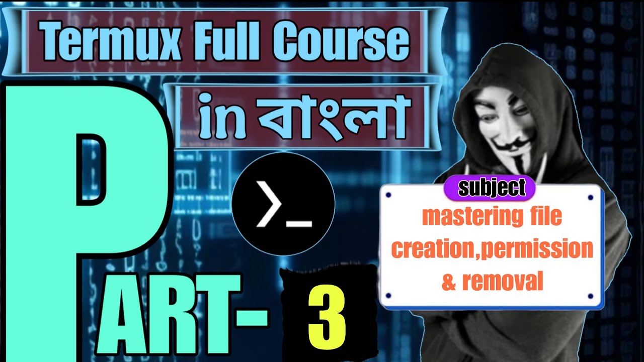 File Permission, Creation & Removal | Termux Full Course in Bangla - Part 03  | 404 HACK
